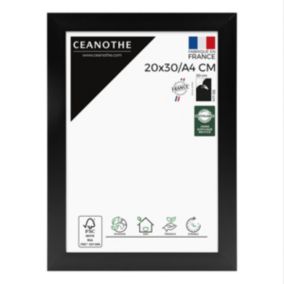 Cadre photo design éternel noir 20x30/a4 cm Fabriqué en France