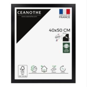 Cadre photo design éternel noir 40x50 cm Fabriqué en France