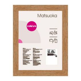 Cadre photo effet chêne Colours Matsuoka 18 x 24 cm