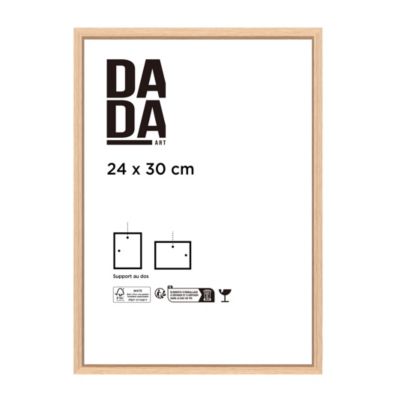 Cadre photo effet chêne 24 x 32 cm Dada Art Mia