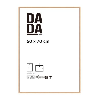 Cadre photo effet chêne 50 x 70 cm Dada Art Mia