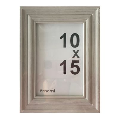 Cadre photo effet moulure blanc 10 x 15 cm Ornami