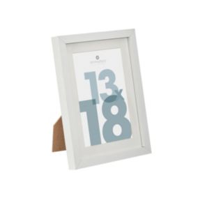 Cadre photo en Bois Blanc pour Photo 13 x 18 cm