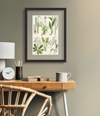 Cadre photo en bois noir, double verre 30 x 40 Ariane, Duali