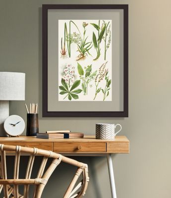 Cadre photo en bois noir, double verre 40 x 50 Ariane, Duali
