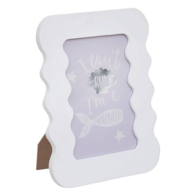 Cadre photo enfant "Sirène" 10x15cm blanc - Atmosphera créateur d'intérieur