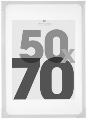 Cadre photo Eva - bois - blanc - 50x70 cm - Atmosphera