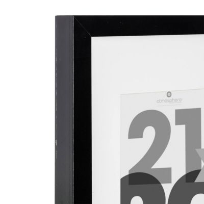 Cadre photo "Eva" - bois et verre - noir - 21x30 cm - Atmosphera