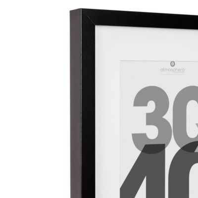 Cadre photo "Eva" - bois et verre - noir - 30x40 cm - Atmosphera