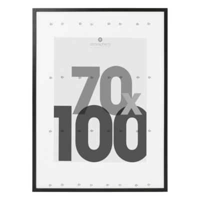 Cadre photo "Eva" - bois - noir - 70x100 cm - Atmosphera