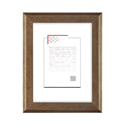 Cadre photo hestia filet or 10x15 cm - Marque Française
