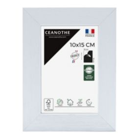 Cadre photo karma blanc 10x15 cm - Fabriqué en France