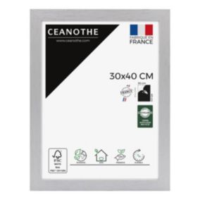 Cadre photo karma gris 30x40 cm Fabriqué en France