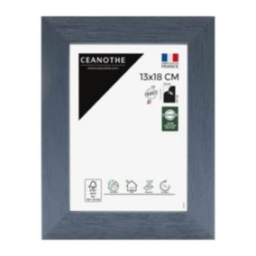 Cadre photo karma gris bleuté 13x18 cm - Fabriqué en France