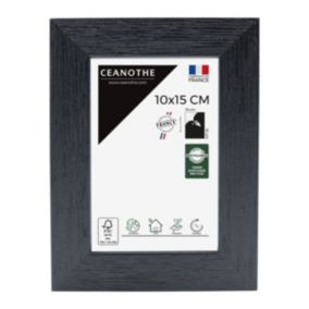 Cadre photo karma noir 10x15 cm Fabriqué en France