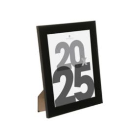 Cadre photo "Lise" - bois et verre - noir - 20x25 cm - Atmosphera