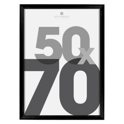 Cadre photo "Lise" - verre - noir - 50x70 cm - Atmosphera