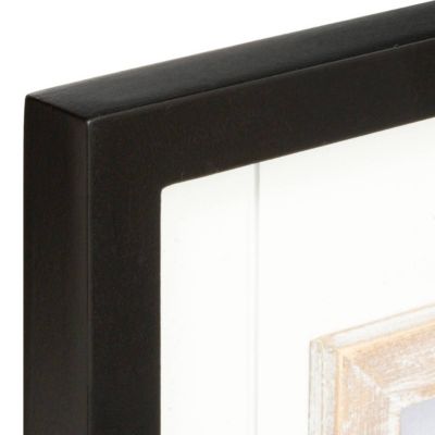Cadre photo Lorenzo - bois et verre - 10x15 cm - Atmosphera