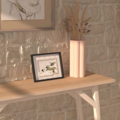 Cadre photo Lorenzo - bois et verre - 10x15 cm - Atmosphera