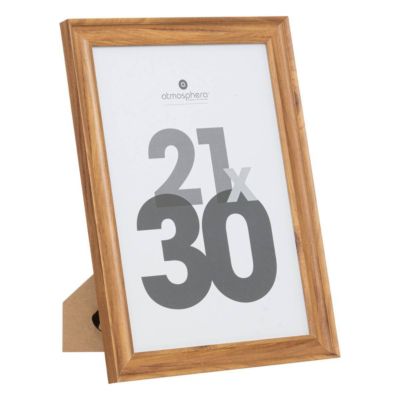 Cadre Photo Bois Art Déco – Neuf, 21x16 Cm, Original Multicolore
