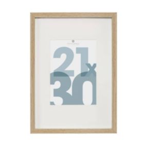 Cadre photo "Manu" - bois et verre - 21x30 cm - Atmosphera