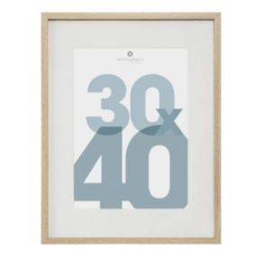 Cadre photo "Manu" - bois et verre - 30x40 cm - Atmosphera