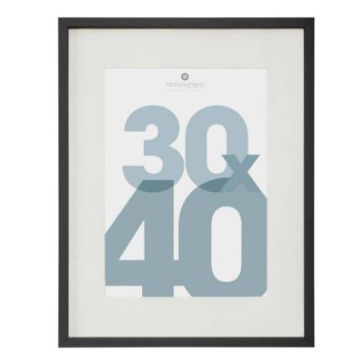 Cadre photo "Manu" noir 30x40cm - Atmosphera Créateur d'intérieur