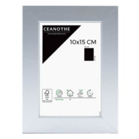 Cadre photo mat alu 10x15 cm - Marque Française