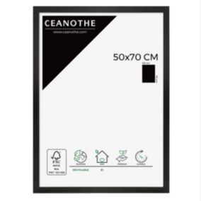 Cadre photo mat noir 50x70 cm - Marque Française