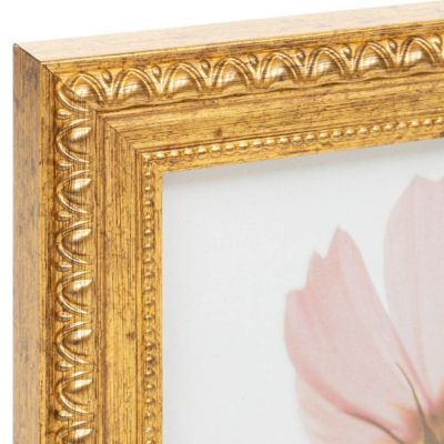 Cadre photo "Matheu" - bois et verre - doré - 13x18 cm - Atmosphera