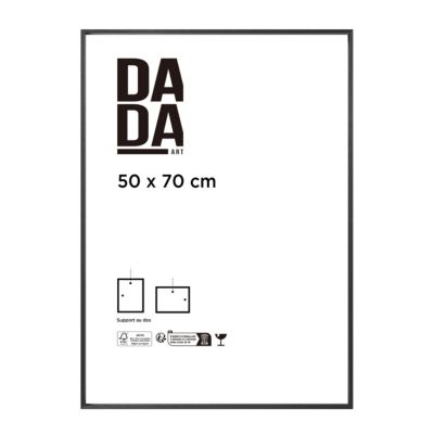 Cadre photo noir brillant 50 x 70 cm Dada Art Mia