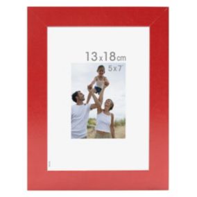 Cadre photo optimo rouge 13x18 cm - Marque Française