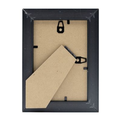 Cadre photo pandore noir argent 10x15 cm Fabriqué en France