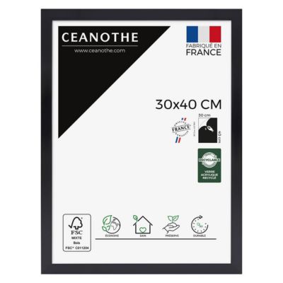Cadre photo precious carbone 30x40 cm Fabriqué en France