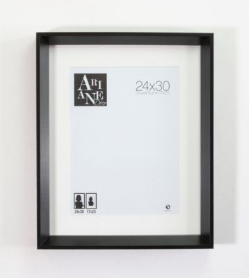 Cadre Photo Sur Mesure 28x28 Cm Noir - Cadre Bois 2cm Largeur Avec Verre Plexi
