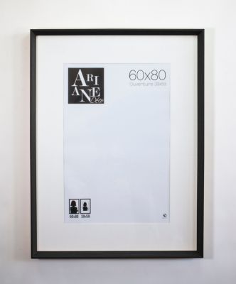 Cadre photo Roma style contemporain design noir l.60xH.80cm