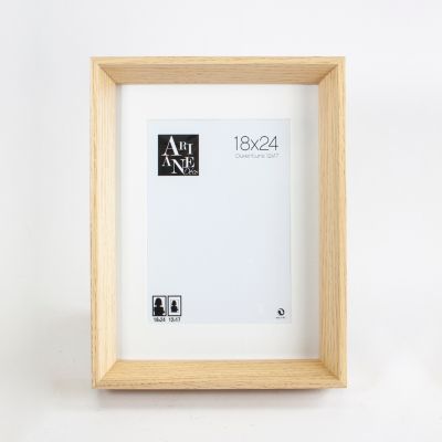 Cadre photo Roma style nature contemporain chêne l.18xH.24cm
