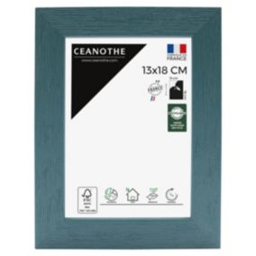 Cadre photo tutti frutti menthol 13x18 cm - Fabriqué en France