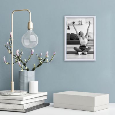 Cadre plastique gallery Ariane Home blanc l.13 x H.19 cm