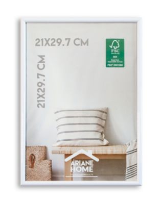 Cadre plastique gallery Ariane Home blanc l.21 x H.29cm
