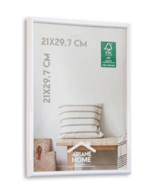 Cadre plastique gallery Ariane Home blanc l.21 x H.29cm