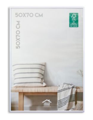 Cadre plastique gallery Ariane Home blanc l.50 x H.70 cm