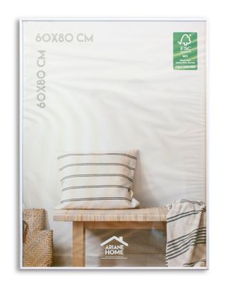 Cadre plastique gallery Ariane Home blanc l.60 x H.80 cm