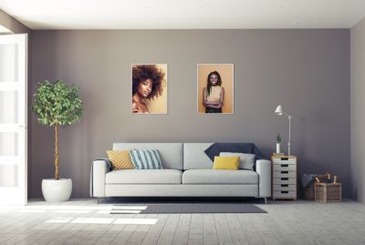 Cadre plastique gallery Ariane Home blanc l.60 x H.80 cm
