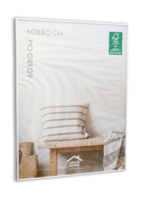 Cadre plastique gallery Ariane Home blanc l.60 x H.80 cm