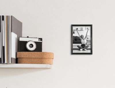 Cadre plastique gallery Ariane Home noir l.10 x H.15cm