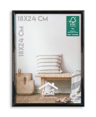 Cadre plastique gallery Ariane Home noir l.18 x H.24 cm