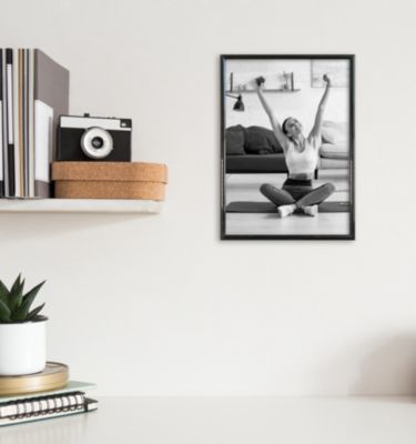 Cadre plastique gallery Ariane Home noir l.21 x H.29cm