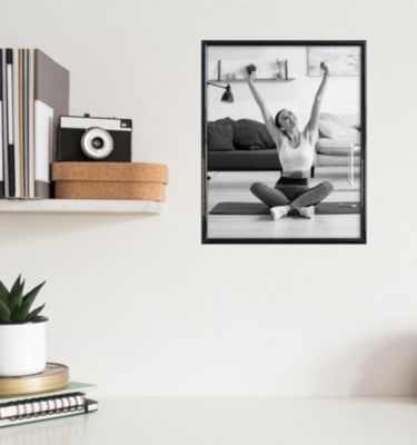 Cadre plastique gallery Ariane Home noir l.24 x H.30 cm