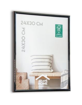 Cadre plastique gallery Ariane Home noir l.24 x H.30 cm